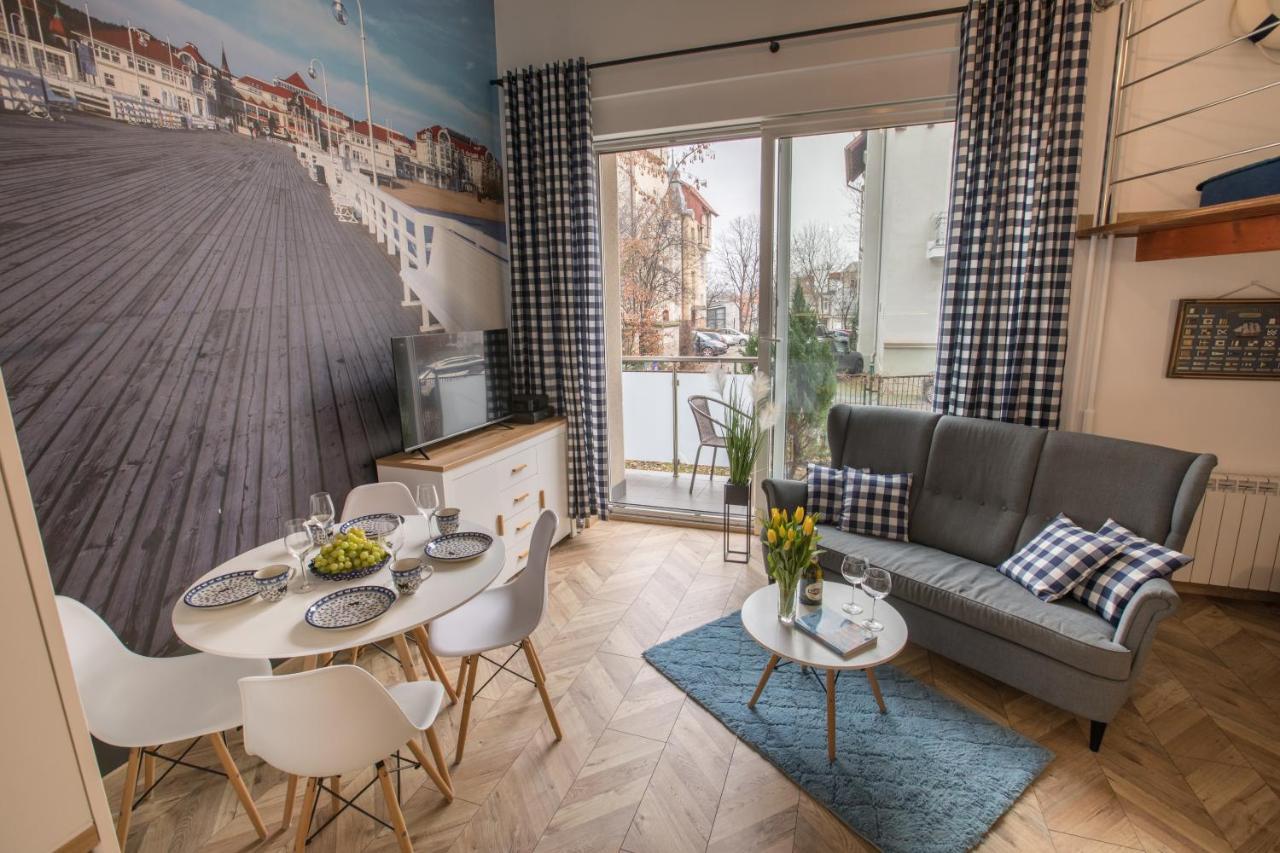 Apartament Chopina 5 M5 - Centrum Sopotu 3 Min Do Monciaka Esterno foto
