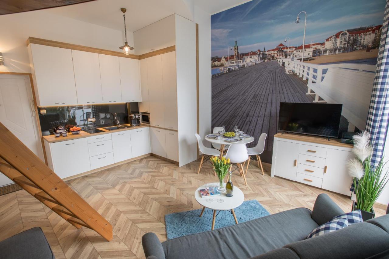 Apartament Chopina 5 M5 - Centrum Sopotu 3 Min Do Monciaka Esterno foto
